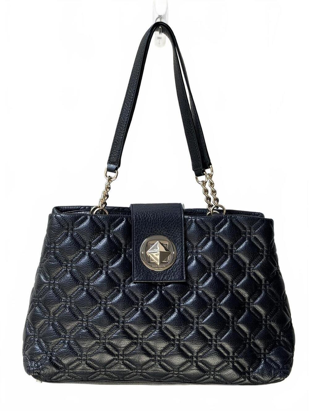 Kate Spade Black Quilted Leather Shoulder Bag